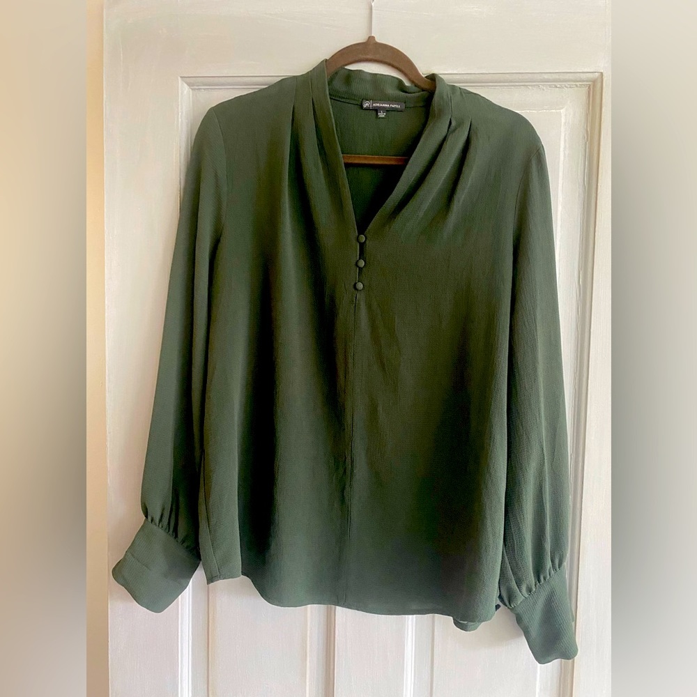 Adrianna Papell suiting blouse. Size Large